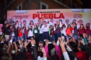 Alejandro Armenta y Pepe Chedraui inician campaña desde el corazón de Puebla