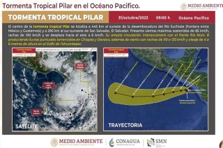 Trágico! Tormenta tropical Pilar estará frente a Guerrero el fin de semana