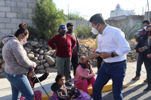 Ayuntamiento de Puebla inaugura la calle Emiliano Zapata en la junta auxiliar de la Resurrección.