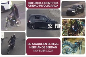 SSC Identifica y ubica vehículo de agresores en ataque directo en Boulevard Hermanos Serdán