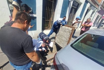 Realiza Gobierno de la Ciudad recorridos para identificar y atender puntos de riesgo de inundación en el Centro Histórico