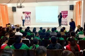 Realiza Medio Ambiente Municipal Macro Jornada Ambiental en secundaria de San Baltazar Campeche