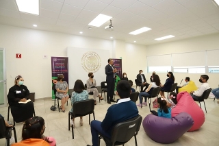 HTSJ Puebla escucha y dialoga con niñas, niños y adolescentes en el primer conversatorio infantil