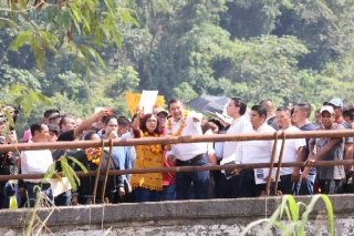 Rehabilitarán gobierno federal y estatal puente que comunica a Zihuateutla y Jopala