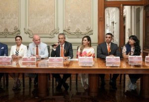 Firman Pepe Chedraui y UNODC México acuerdo para prevenir la violencia de género