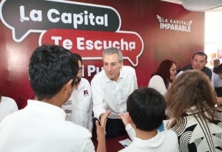 Lleva Pepe Chedraui “La Capital Te Escucha” a San Jerónimo Caleras