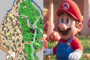 Crean mapa de Coahuila al estilo de Mario Bros