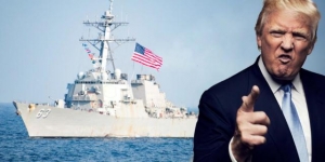 Casa Blanca intentó esconder un navío de guerra de Trump