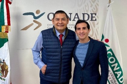 Armenta y Rommel Pacheco impulsarán talentos deportivos de Puebla