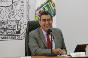 Sergio Salomón, el líder de Puebla