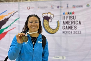 Estudiante de la BUAP obtiene oro en los II FISU America Games 2022