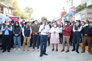 Ayuntamiento continúa entregando obra pública, ahora en San Jerónimo Caleras