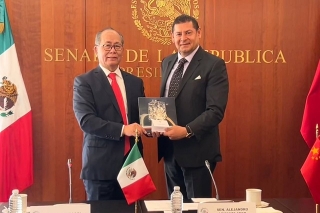 Alejandro Armenta trabaja en las relaciones diplomáticas de México con el mundo