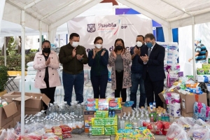 SMDIF recibe donativo del Suethapipopd para beneficiar a las familias de San Pablo Xochimehuacán