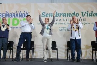 Con sembrando vida se siembra vida y patria: Claudia Sheinbaum va por continuidad de programas del Bienestar