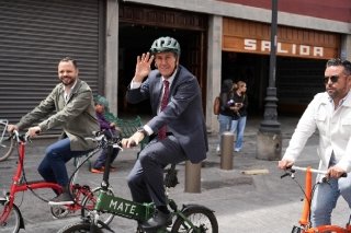 Encabeza Pepe Chedraui rodada en conmemoración de la Semana de la Bicicleta