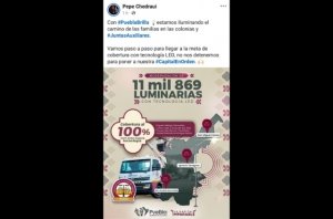 &quot;Puebla Brilla&quot;: Avanza la modernización del alumbrado público en la capital