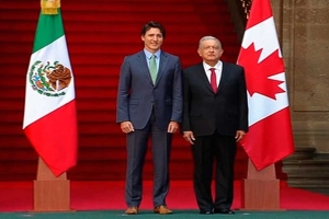 Justin Trudeau finaliza reunión bilateral con AMLO; profundizan temas energéticos