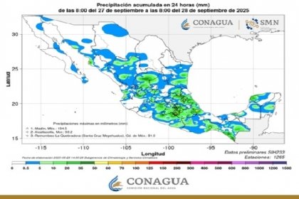 Despliega Gobierno de la Ciudad acciones preventivas y de atención tras las lluvias; descarta personas lesionadas