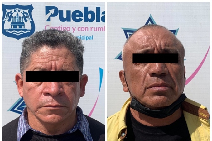 Multiasaltantes de tiendas oxxo son detenidos por la policía municipal de Puebla