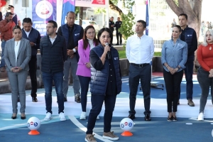 Puebla capital sigue sumando parques rehabilitados, ahora en san Baltazar Campeche