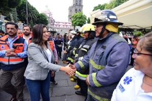 Puebla capital se suma al Macrosimulacro Nacional 2019