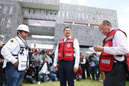 Puebla se suma con éxito al segundo simulacro nacional 2025
