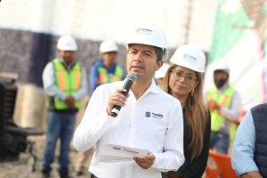 Construcción del nuevo Complejo de Seguridad va por rumbo en Puebla capital
