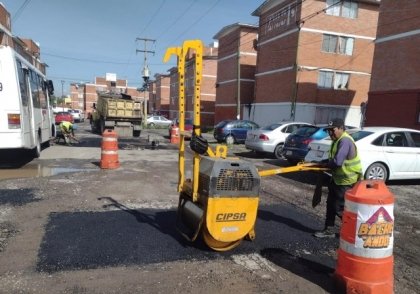 Campaña Capitalina Bacheando Puebla: más de 153 mil baches atendidos