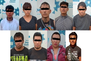 SSC Puebla desarticuló a “los divinos”, grupo delictivo dedicado al robo de vehículo