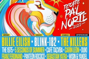 Billie Eilish, Blink 182 y Killers encabezan el cartel del Tecate Pa’l Norte 2023