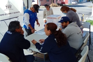 Continúa el proceso de renovación de mesas directivas vecinales en Puebla capital 