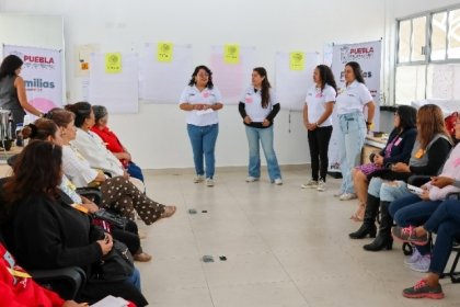 En Casas Carmen Serdán SEDIF implementa talleres para prevenir violencia de género
