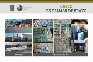 En Palmar de Bravo FGE cumplió órdenes de cateo