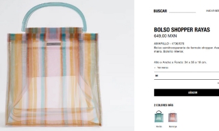 Una nueva polémica; Zara vende bolsa de mandado en casi 700 pesos