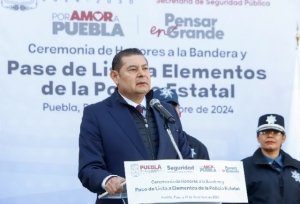 Armenta: la principal tarea es la seguridad de las y los poblanos