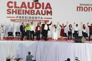 Armenta presente en el arranque de campaña de la Dra. Claudia Sheinbaum  