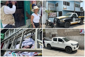 Inspectora de Izúcar usa patrullas y vehículos oficiales para colocar propaganda a favor de Irene Olea