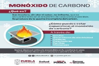 Emite Salud recomendaciones para evitar intoxicaciones por monóxido de carbón