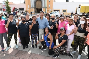 Cuatro canchas de Puebla capital se llenan de color a favor de la equidad de género