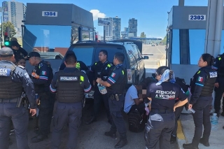 20 migrantes fueron rescatados por la policía municipal de Puebla; hay un detenido