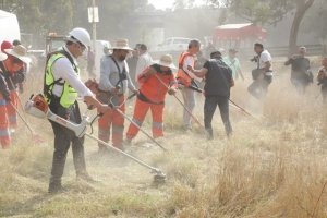 Faenas comunitarias recuperan espacios públicos y seguridad en todo el estado
