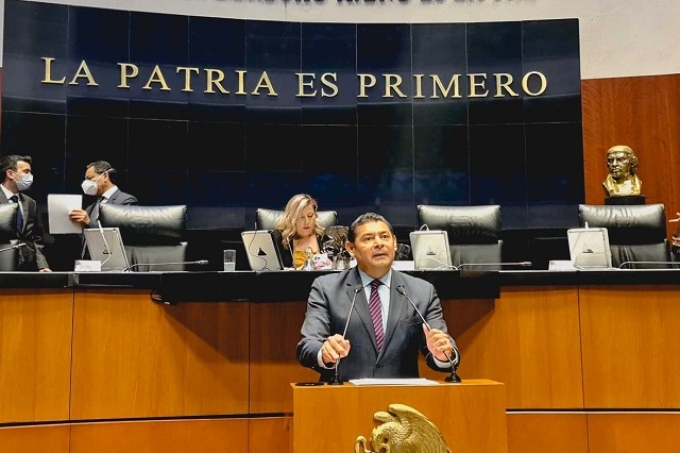 El derecho fundamental al agua es un tema de Seguridad Nacional reafirmó el senador Alejandro Armenta