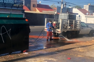 Medio ambiente municipal coordina brigada de limpieza y mantenimiento en Loma Bella