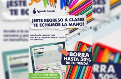 Últimos días, el 31 de agosto vence el programa para regularizar tu adeudo de agua hasta con 50% de ahorro