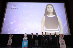 Ayuntamiento de Puebla presenta a “Ángela”, primera asistente virtual de la capital