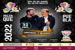 Emmanuel y Mijares en tu #PalenquePuebla2022