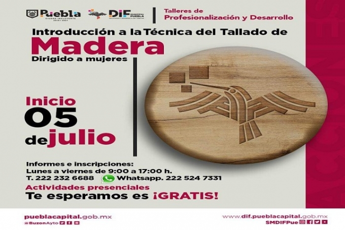 Promueve SMDIF taller de tallado en madera para mujeres