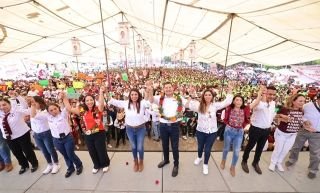 Estación turística ferroviaria y seguridad para Huejotzingo asegura Armenta  