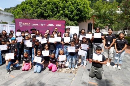 Con Cursos de Verano 2025 Gobierno de Puebla acercó arte y cultura a la niñez